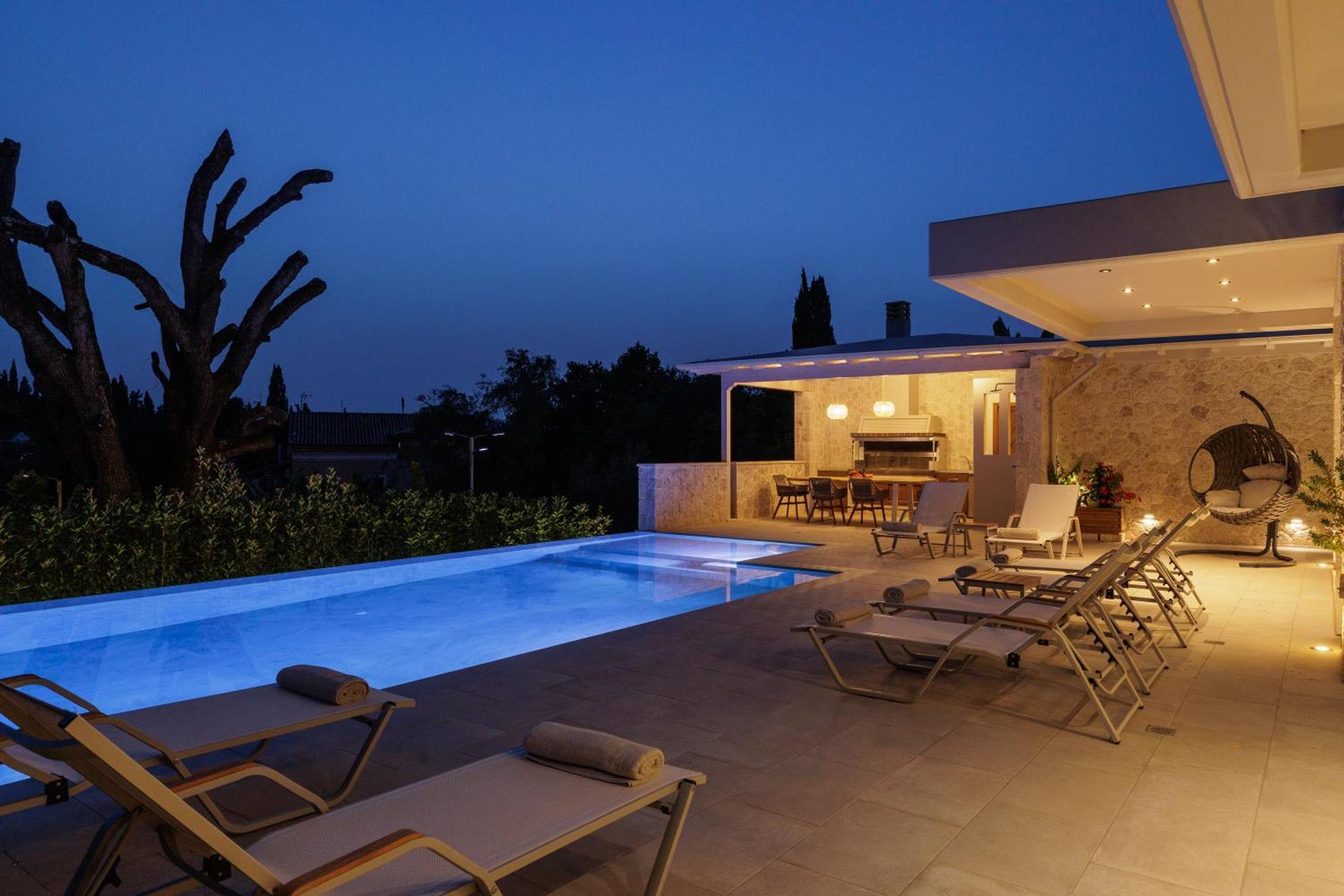 My Mediterranean Corfu Luxury Villa With Private Swimming Pool Контокали Экстерьер фото