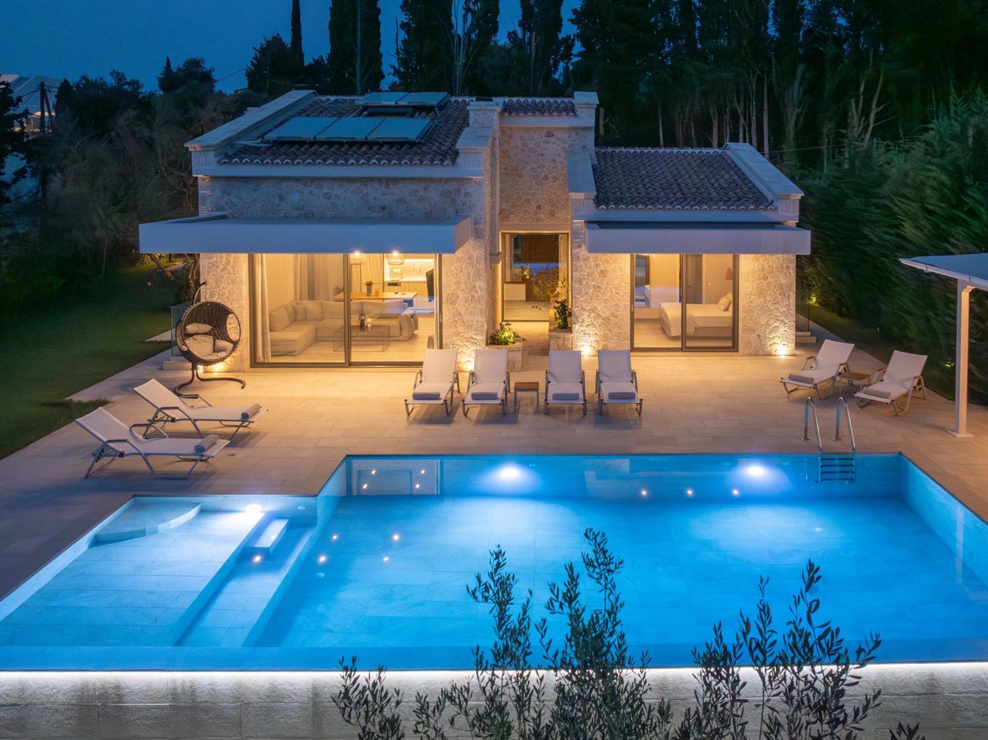 My Mediterranean Corfu Luxury Villa With Private Swimming Pool Контокали Экстерьер фото